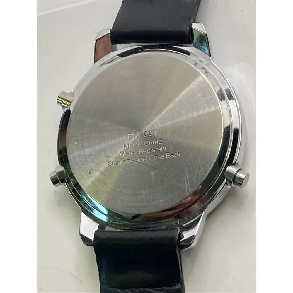 Vintage Seiko Lorus Unisex Mickey Mouse Disney Watch Works New Battery